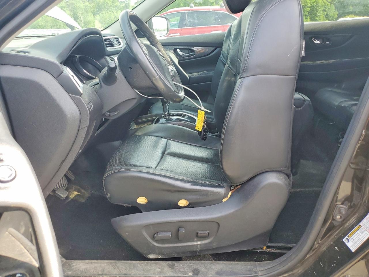 2014 Nissan Rogue S Brown vin: 5N1AT2MV3EC816716