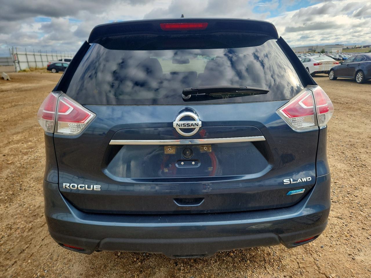 2014 Nissan Rogue S Синий vin: 5N1AT2MV3EC824427
