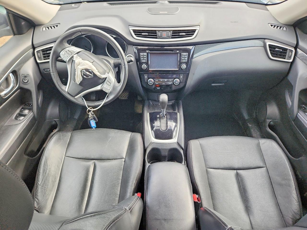 2014 Nissan Rogue S Синий vin: 5N1AT2MV3EC824427