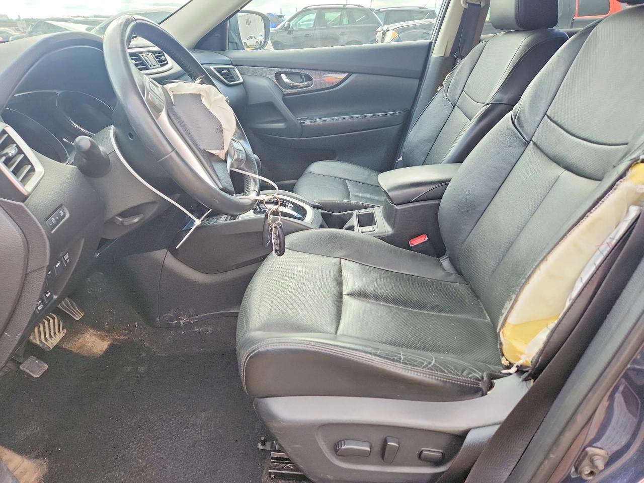 2014 Nissan Rogue S Синий vin: 5N1AT2MV3EC824427