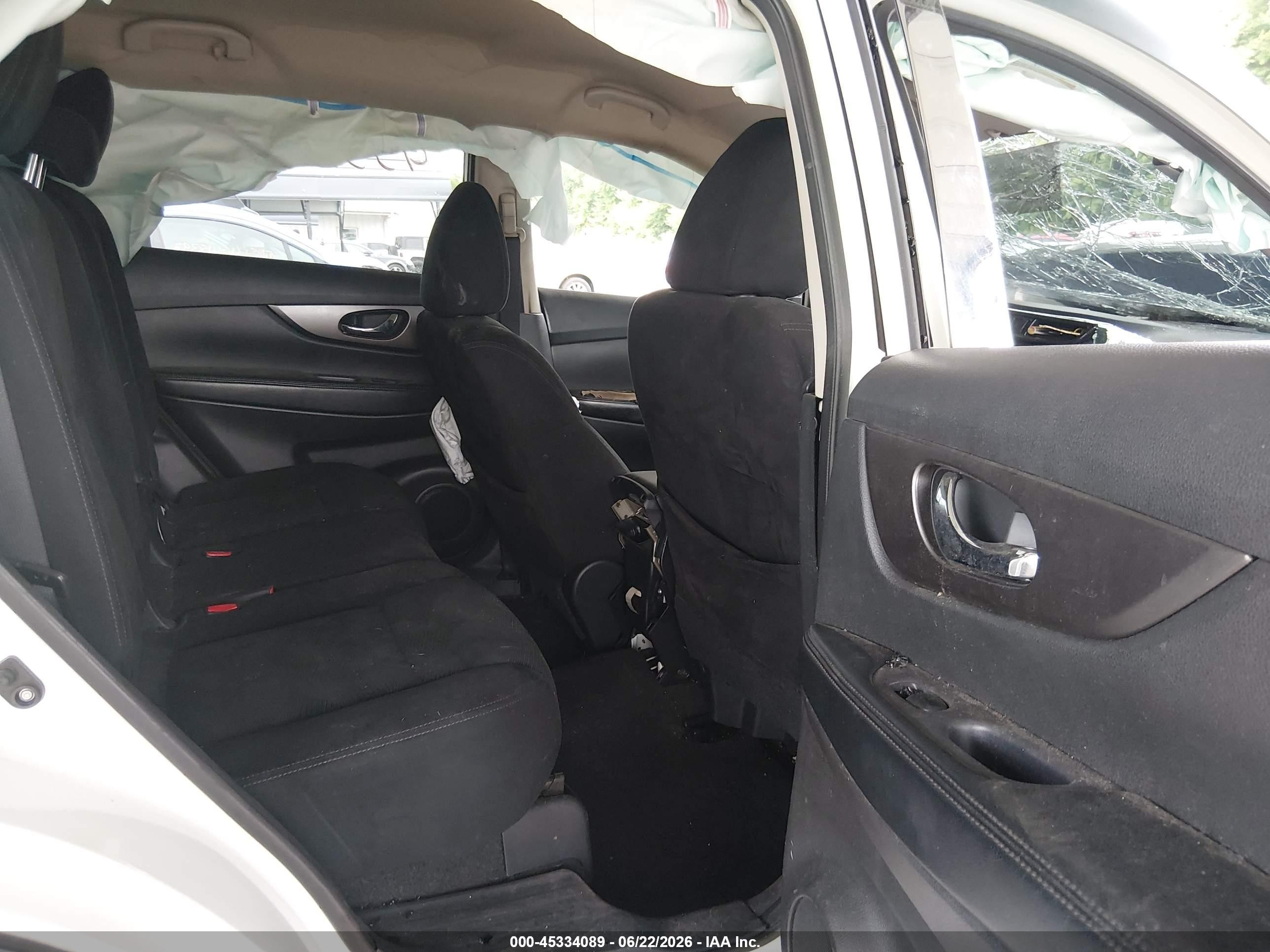 2014 Nissan Rogue Sv White vin: 5N1AT2MV3EC829062