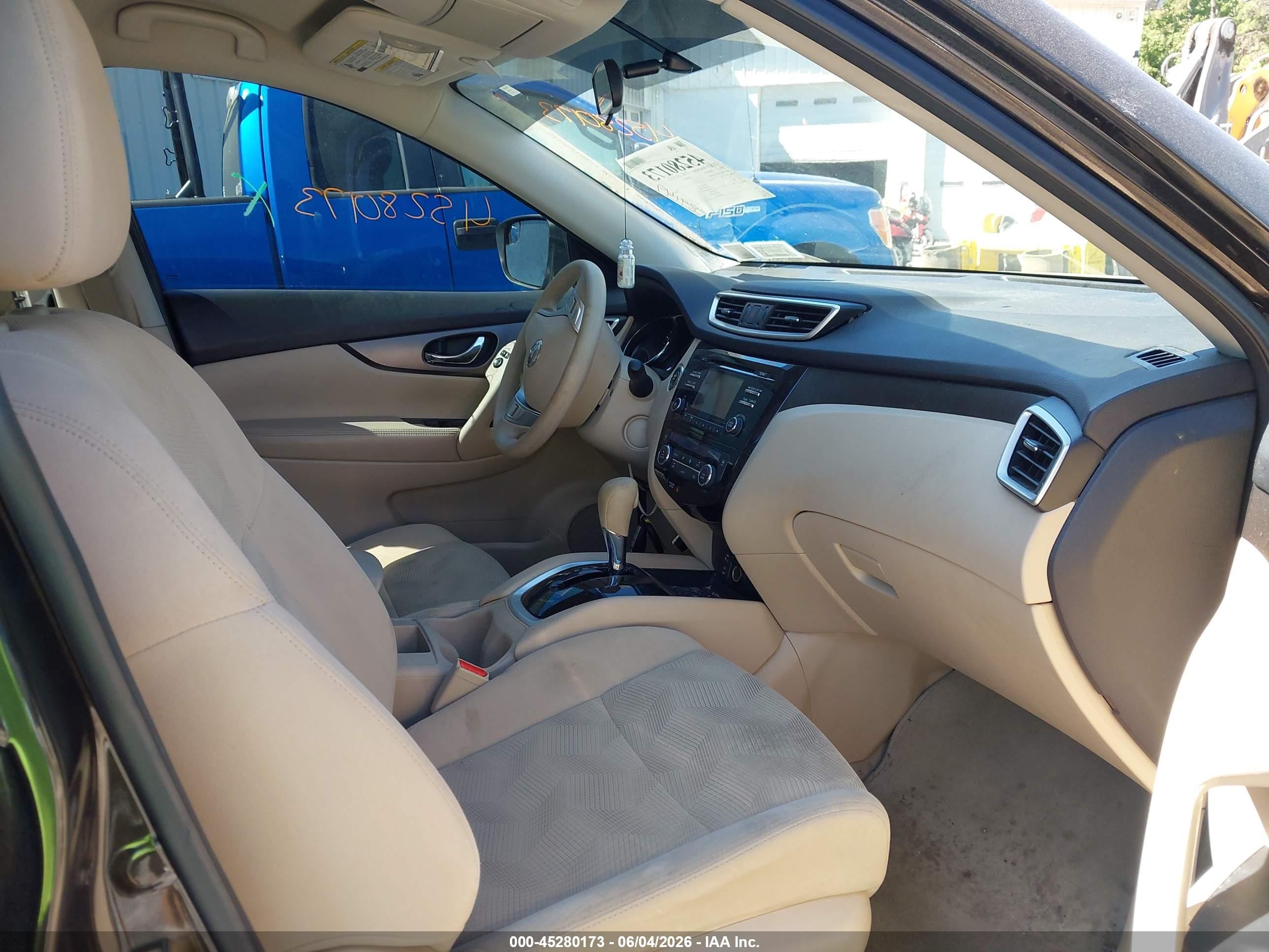 2014 Nissan Rogue Sv Черный vin: 5N1AT2MV3EC833886