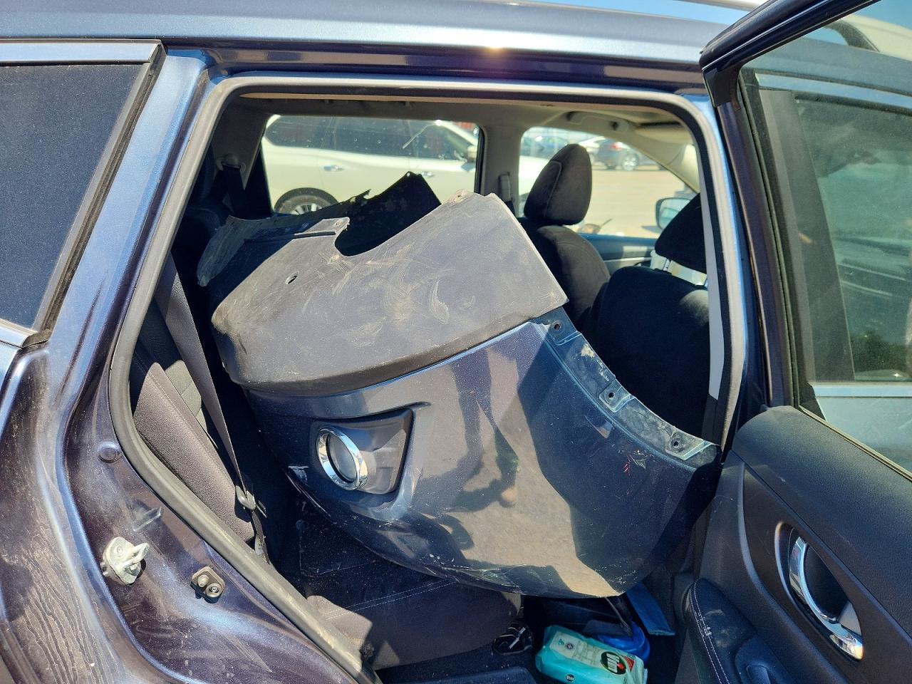 2014 Nissan Rogue S Синий vin: 5N1AT2MV3EC837372