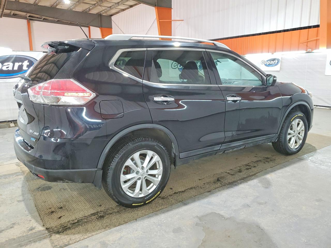 2014 Nissan Rogue S Black vin: 5N1AT2MV3EC843446