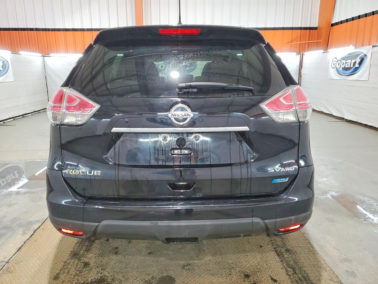 2014 Nissan Rogue S Black vin: 5N1AT2MV3EC843446