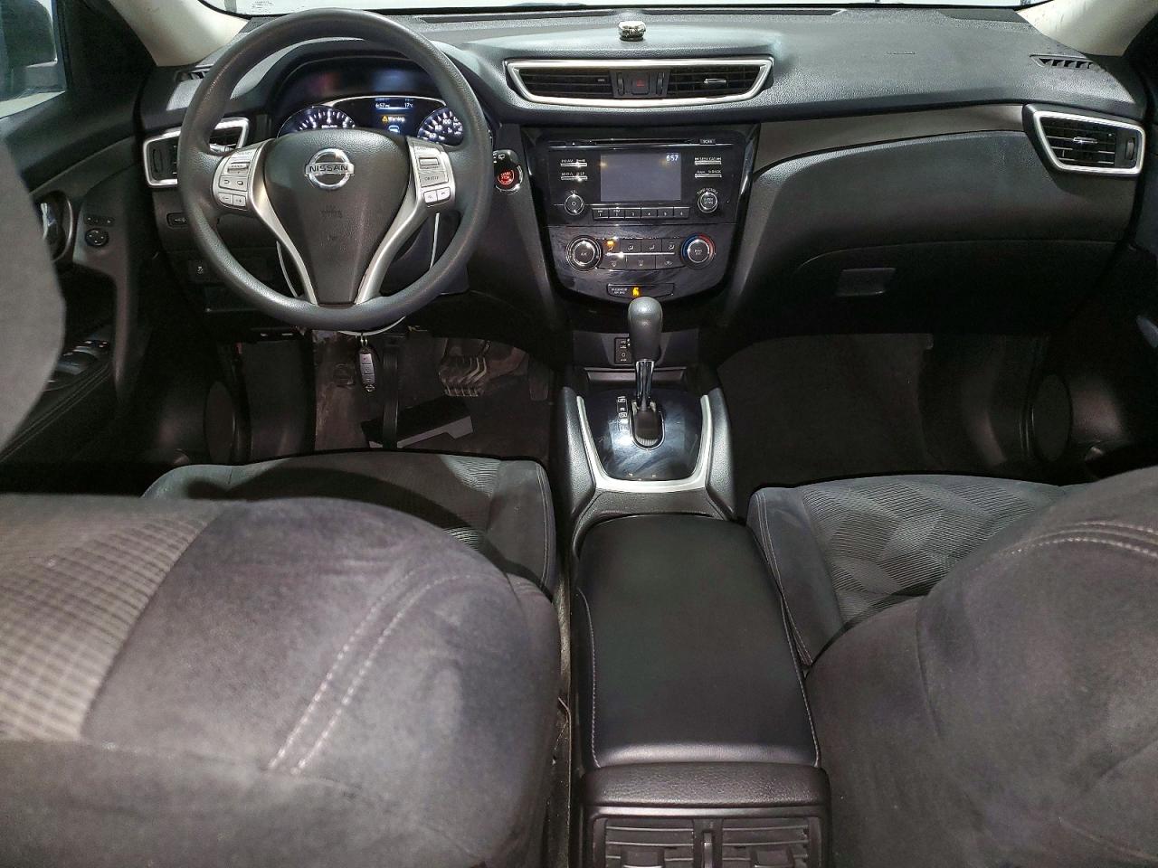 2014 Nissan Rogue S Black vin: 5N1AT2MV3EC843446