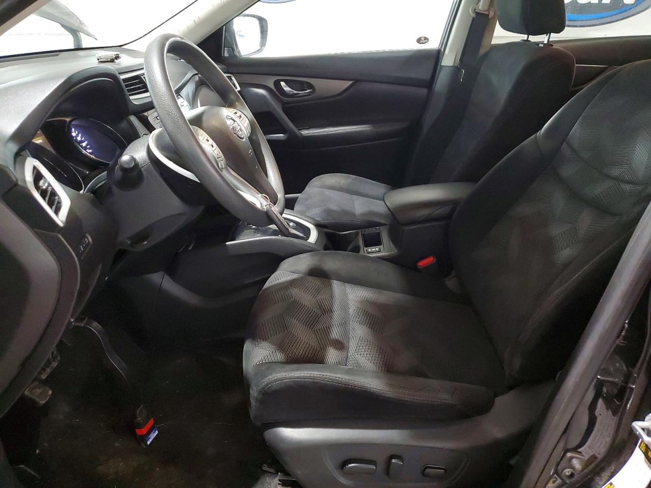 2014 Nissan Rogue S Black vin: 5N1AT2MV3EC843446