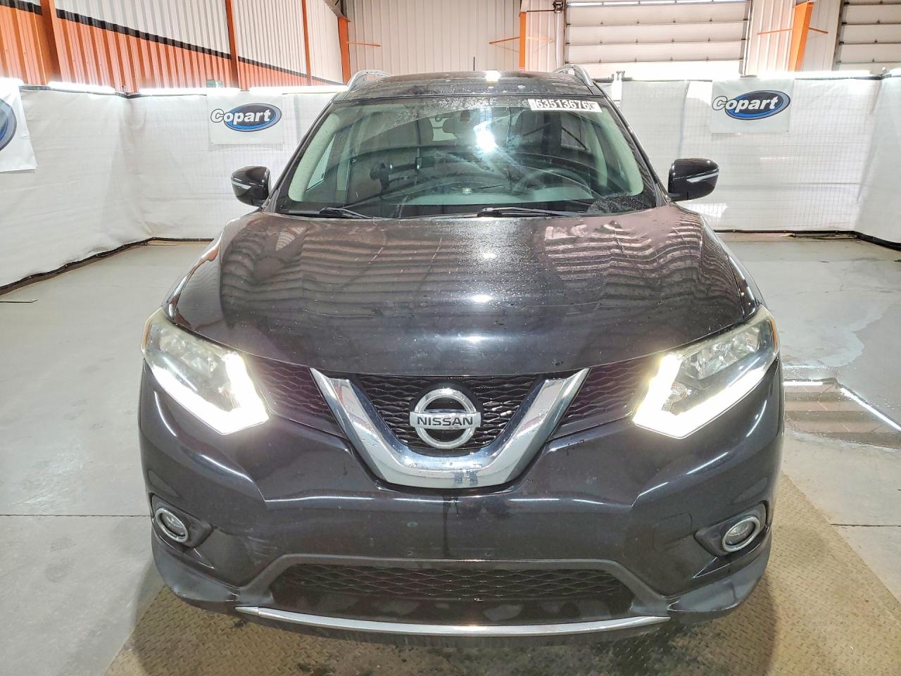 2014 Nissan Rogue S Black vin: 5N1AT2MV3EC843446