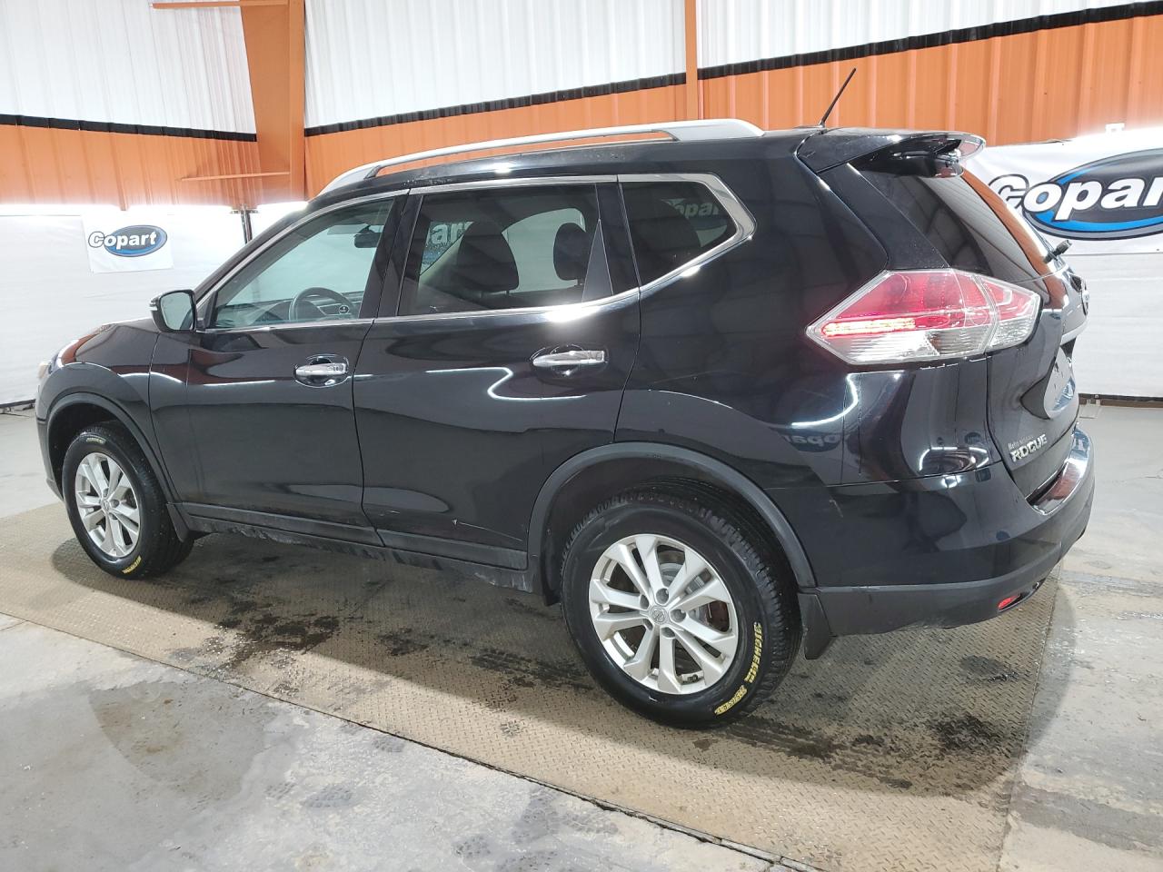 2014 Nissan Rogue S Black vin: 5N1AT2MV3EC843446 Damage: Left Rear Door, Multiple Scratches Heavy, 2