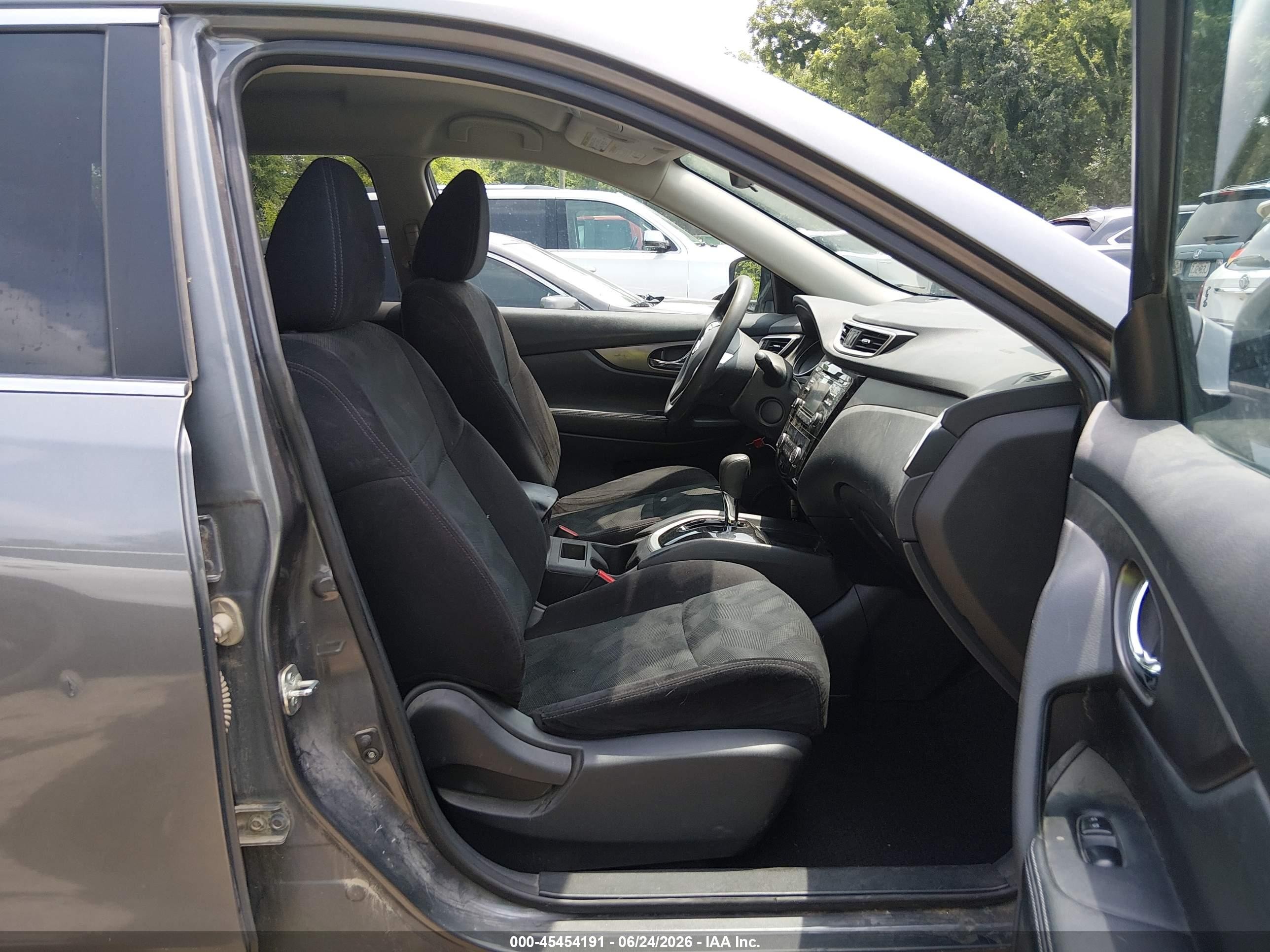 2014 Nissan Rogue Sv Gray vin: 5N1AT2MV3EC843589