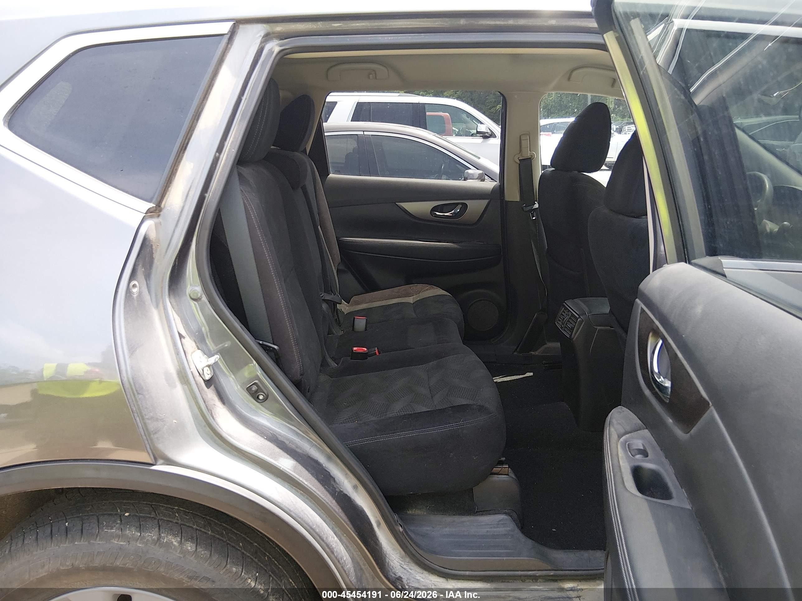 2014 Nissan Rogue Sv Gray vin: 5N1AT2MV3EC843589