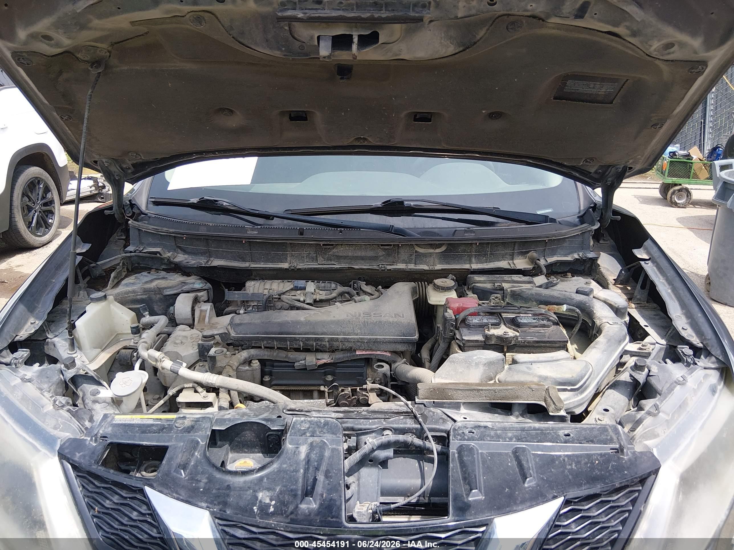 2014 Nissan Rogue Sv Gray vin: 5N1AT2MV3EC843589