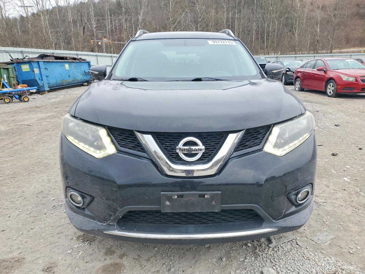 2014 Nissan Rogue S Black vin: 5N1AT2MV3EC852843