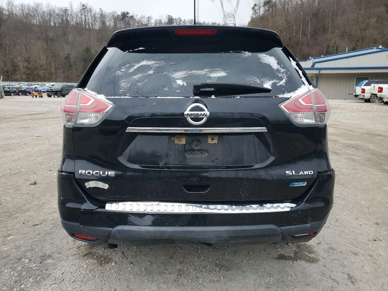 2014 Nissan Rogue S Black vin: 5N1AT2MV3EC852843