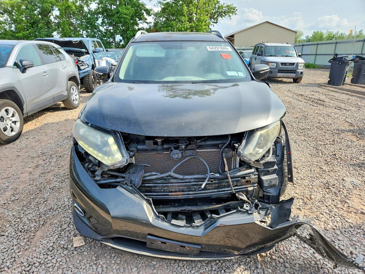 2014 Nissan Rogue Sl Charcoal vin: 5N1AT2MV3EC861574