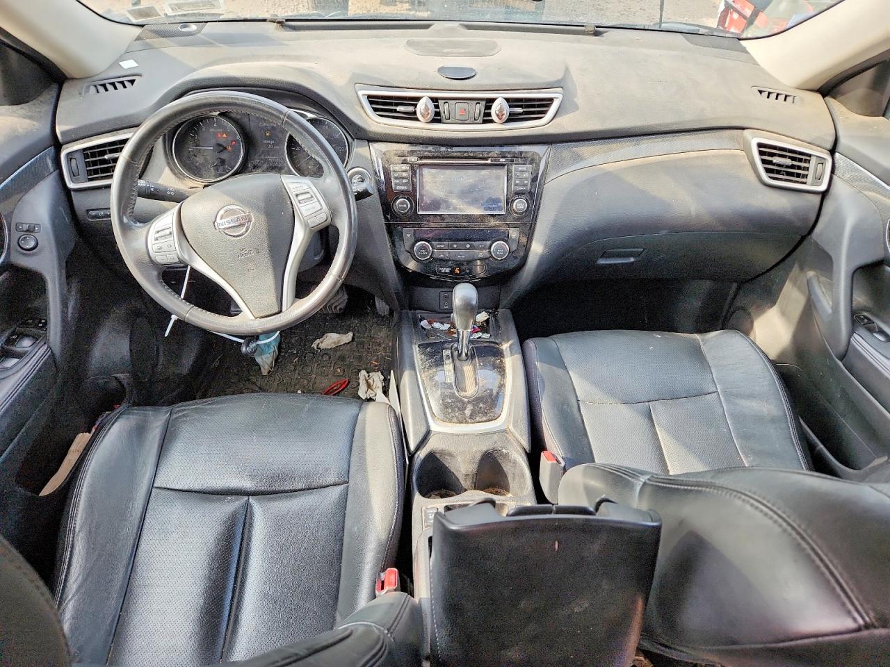 2014 Nissan Rogue Sl Charcoal vin: 5N1AT2MV3EC861574
