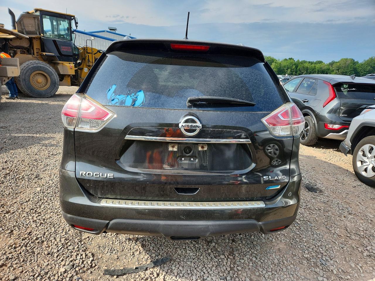 2014 Nissan Rogue Sl Charcoal vin: 5N1AT2MV3EC861574