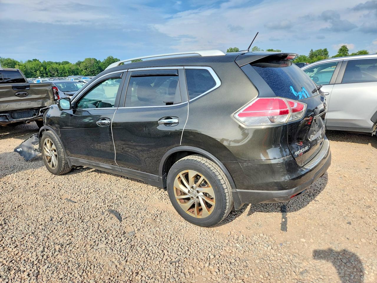 2014 Nissan Rogue Sl Charcoal vin: 5N1AT2MV3EC861574