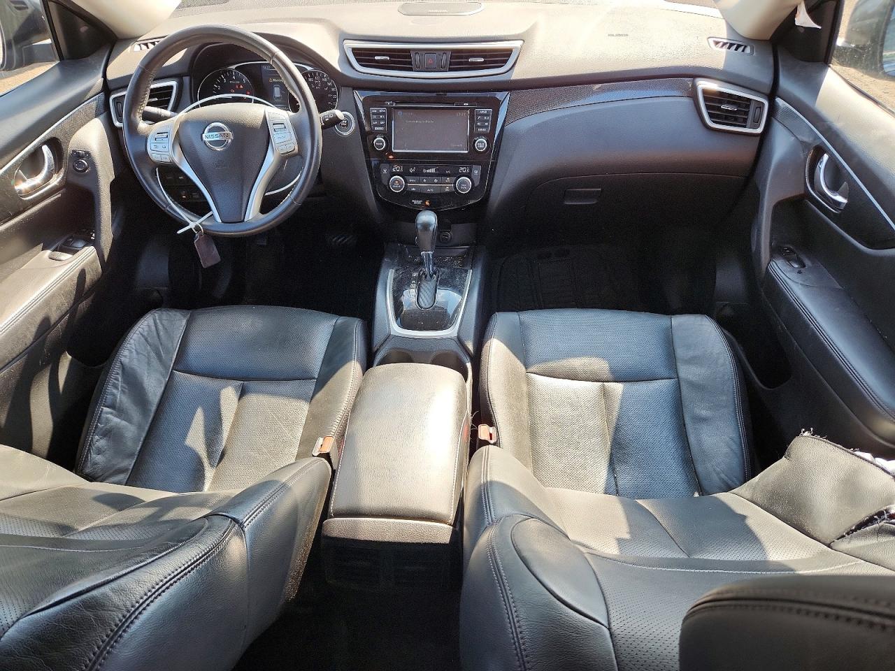 2014 Nissan Rogue S Blue vin: 5N1AT2MV3EC862451