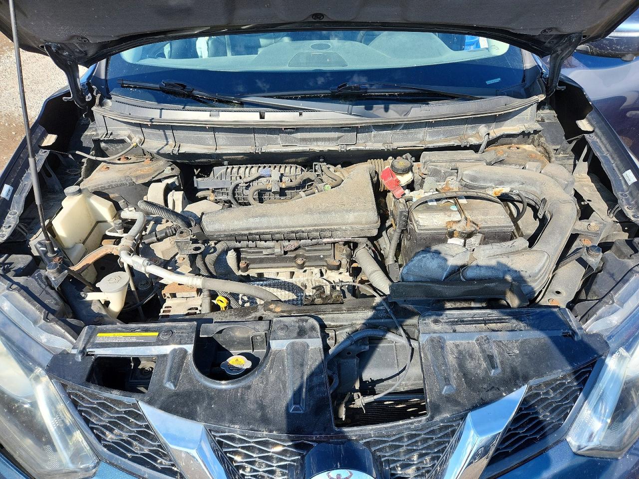 2014 Nissan Rogue S Blue vin: 5N1AT2MV3EC862451