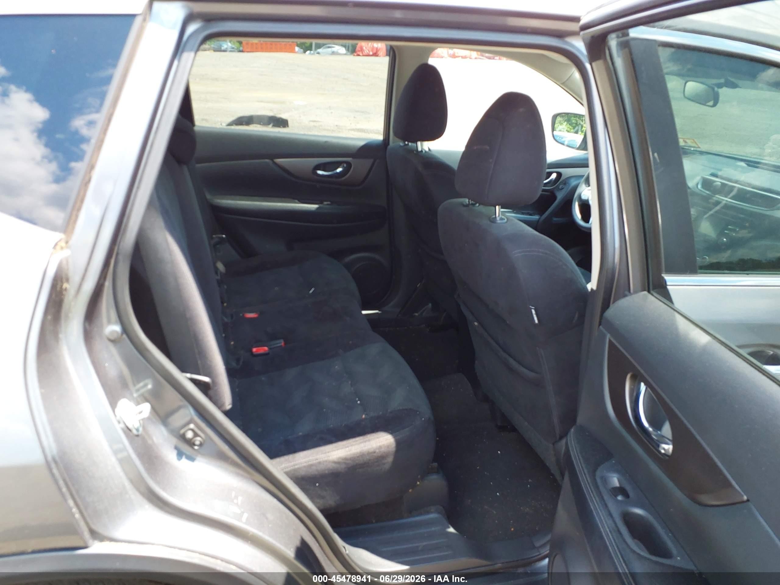 2014 Nissan Rogue Sv Gray vin: 5N1AT2MV3EC869514