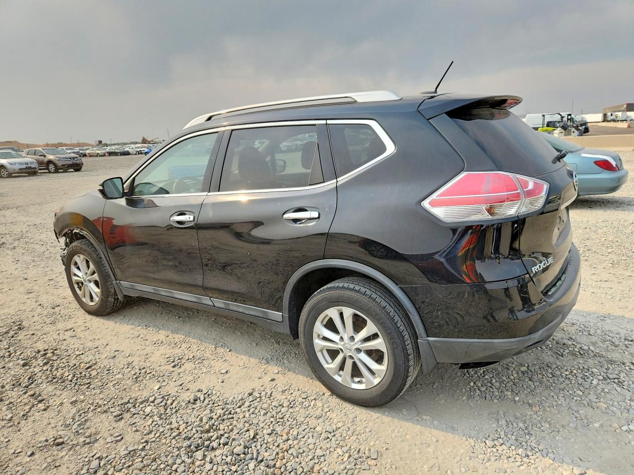 2015 Nissan Rogue Sv Black vin: 5N1AT2MV3FC767681