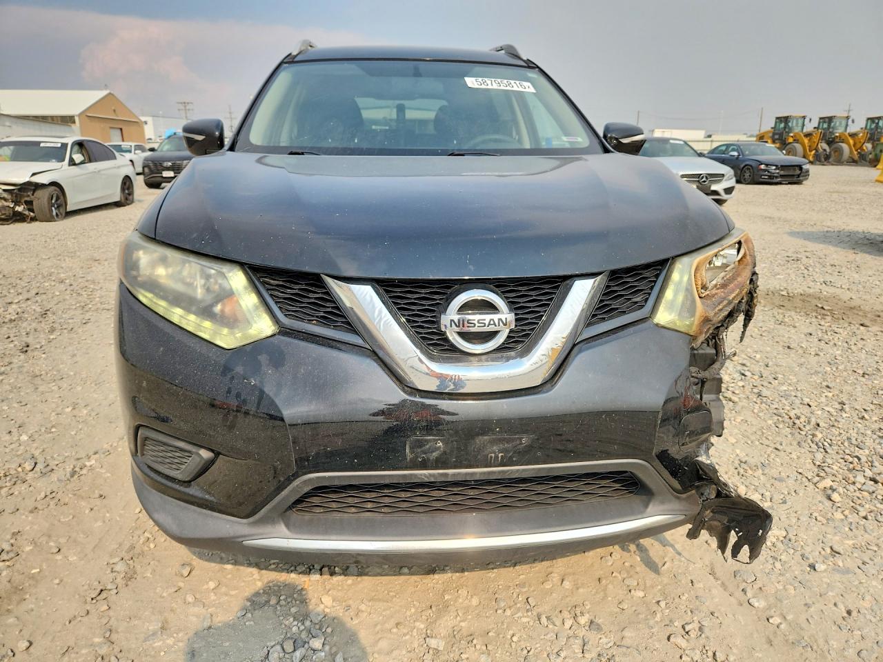 2015 Nissan Rogue Sv Black vin: 5N1AT2MV3FC767681