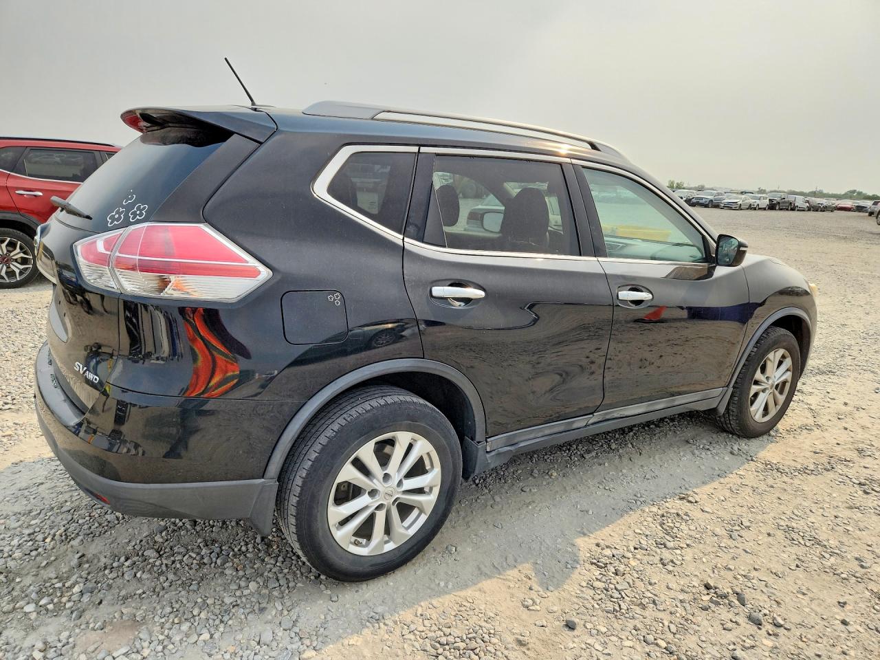 2015 Nissan Rogue Sv Black vin: 5N1AT2MV3FC767681
