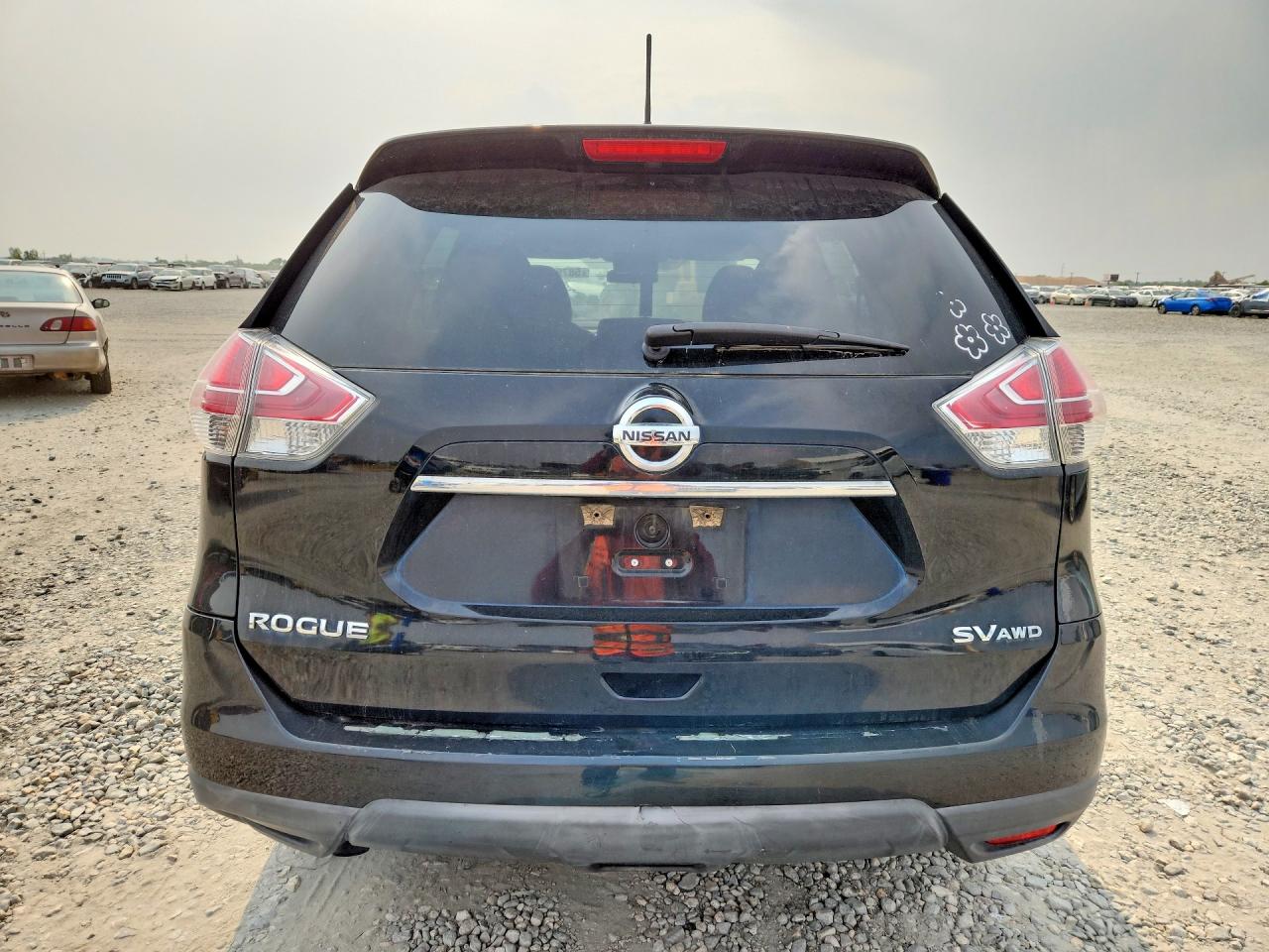 2015 Nissan Rogue Sv Black vin: 5N1AT2MV3FC767681
