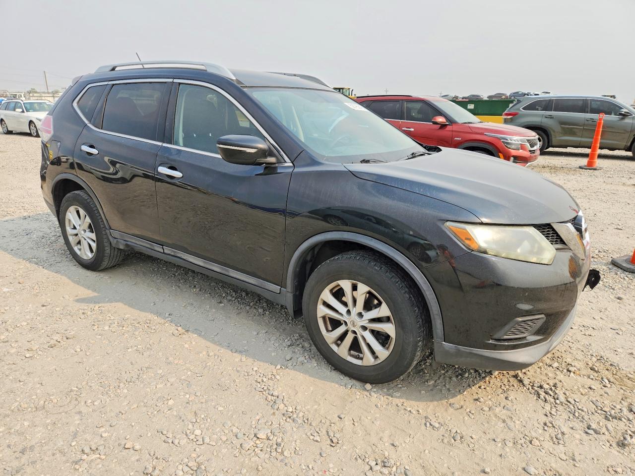 2015 Nissan Rogue Sv Black vin: 5N1AT2MV3FC767681