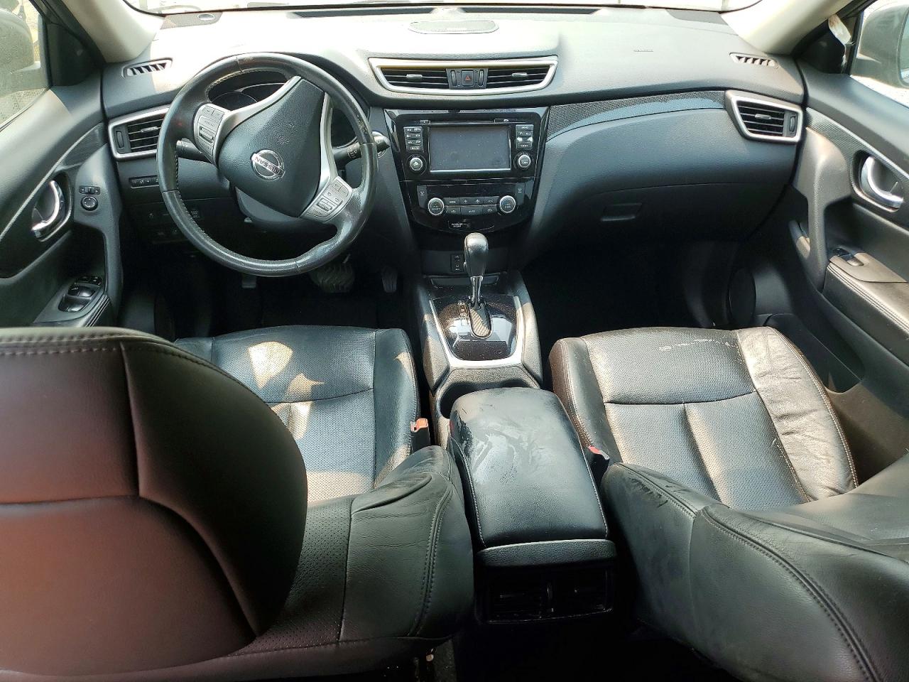 2015 Nissan Rogue Sl Silver vin: 5N1AT2MV3FC793682