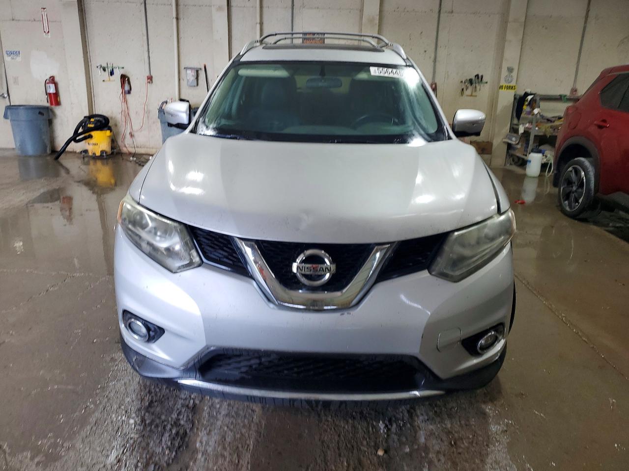2015 Nissan Rogue Sl Silver vin: 5N1AT2MV3FC795738