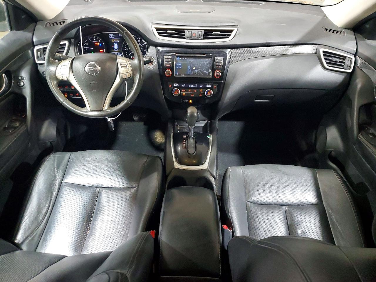 2015 Nissan Rogue Sl Silver vin: 5N1AT2MV3FC795738
