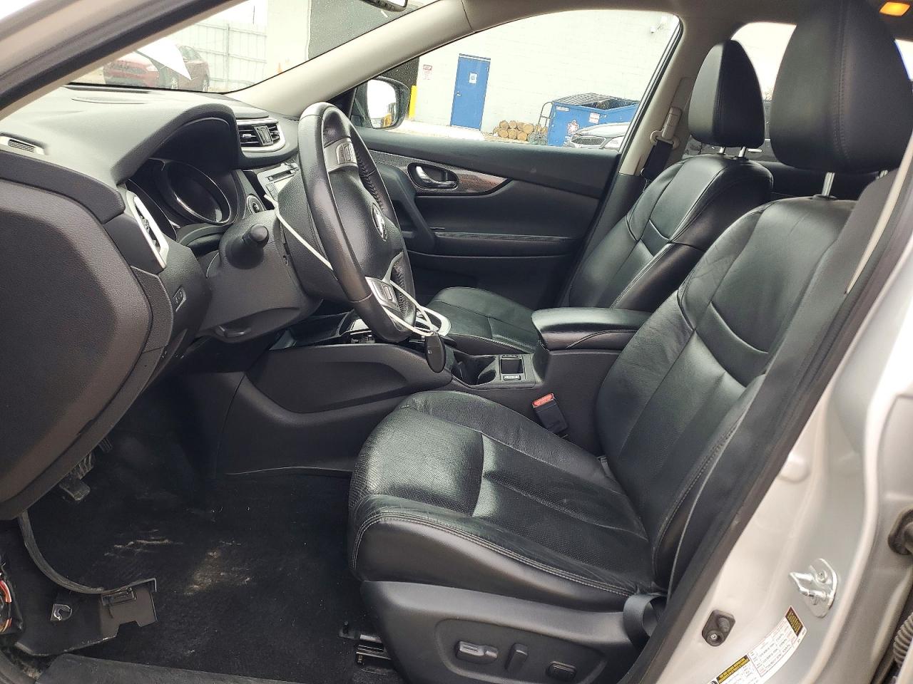 2015 Nissan Rogue Sl Silver vin: 5N1AT2MV3FC798316