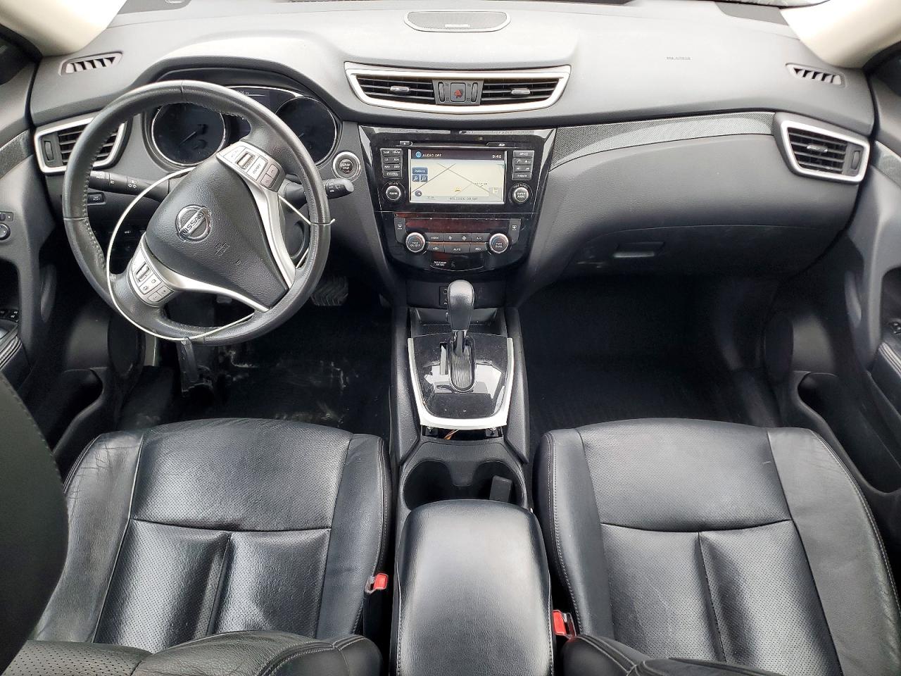 2015 Nissan Rogue Sl Silver vin: 5N1AT2MV3FC798316
