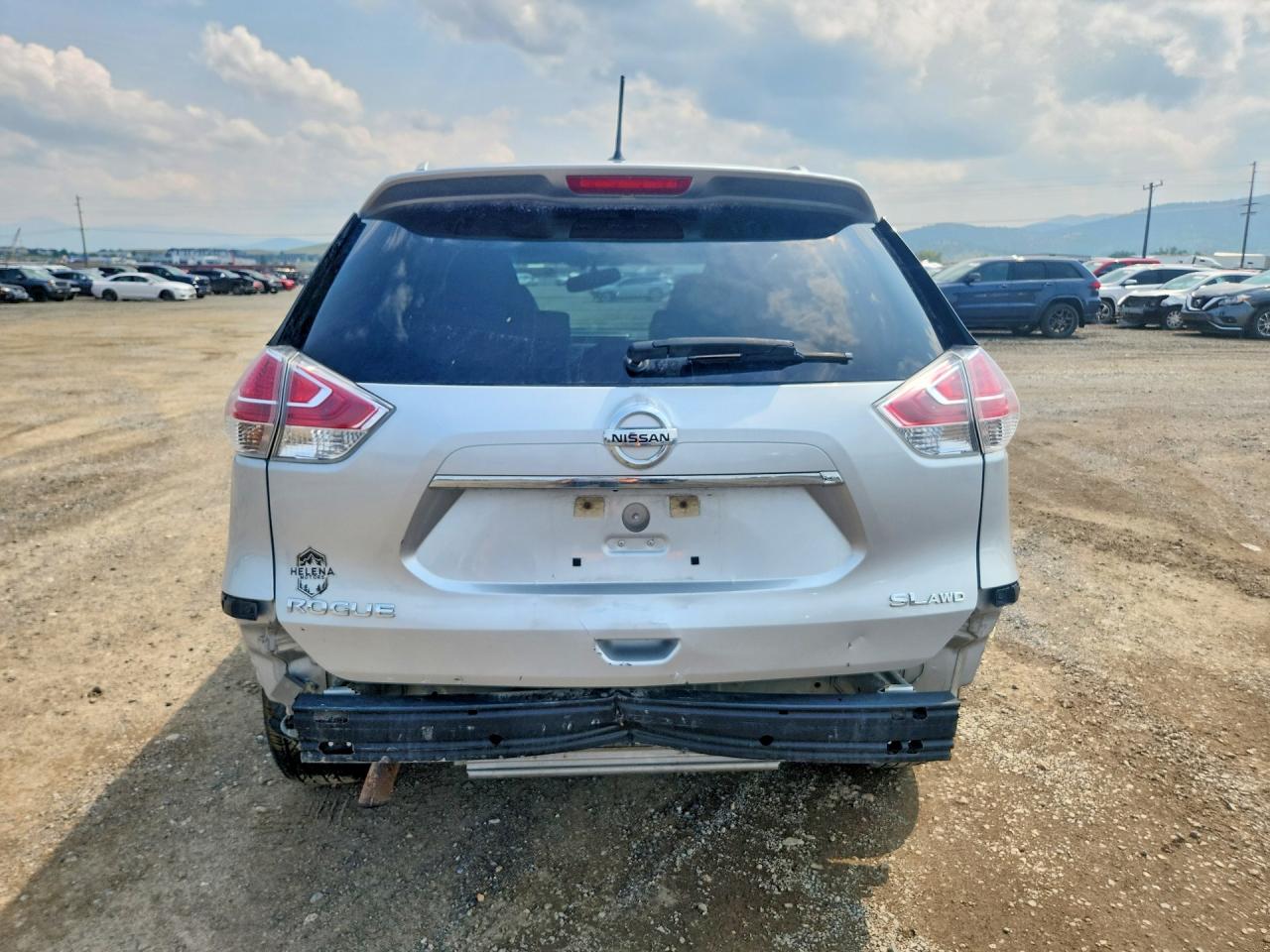 2015 Nissan Rogue Sl Silver vin: 5N1AT2MV3FC808827