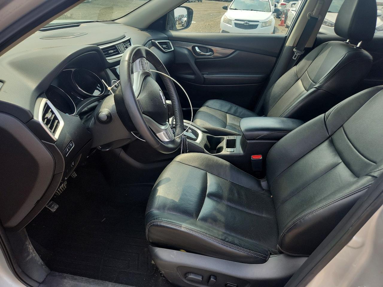 2015 Nissan Rogue Sl Silver vin: 5N1AT2MV3FC808827