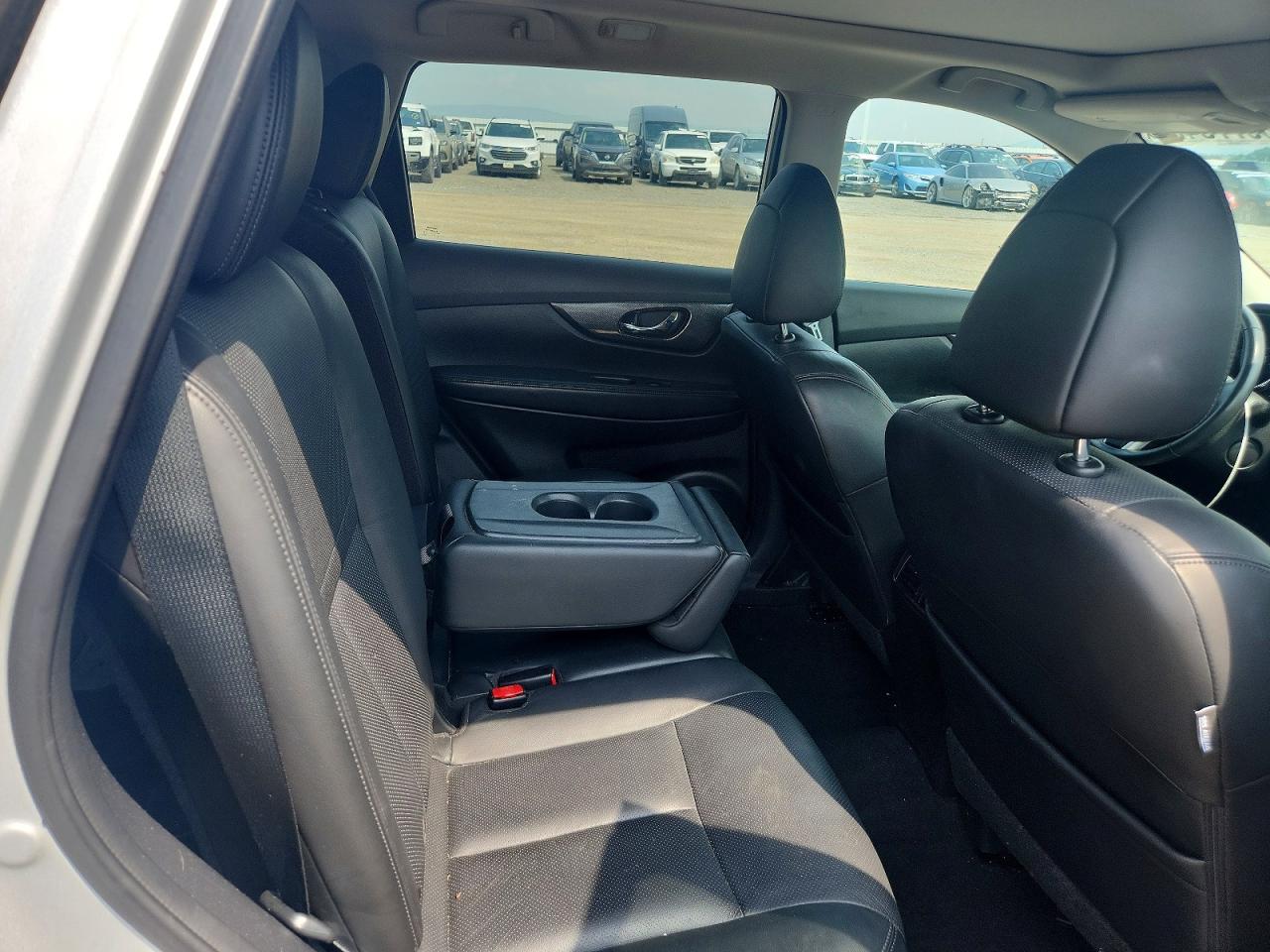 2015 Nissan Rogue Sl Silver vin: 5N1AT2MV3FC808827