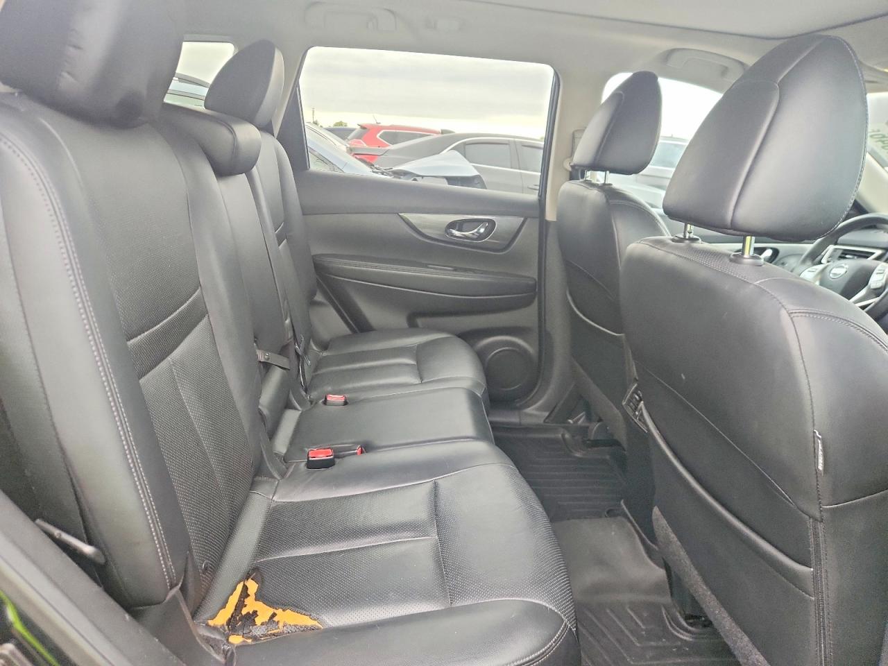 2015 Nissan Rogue Sl Black vin: 5N1AT2MV3FC823571