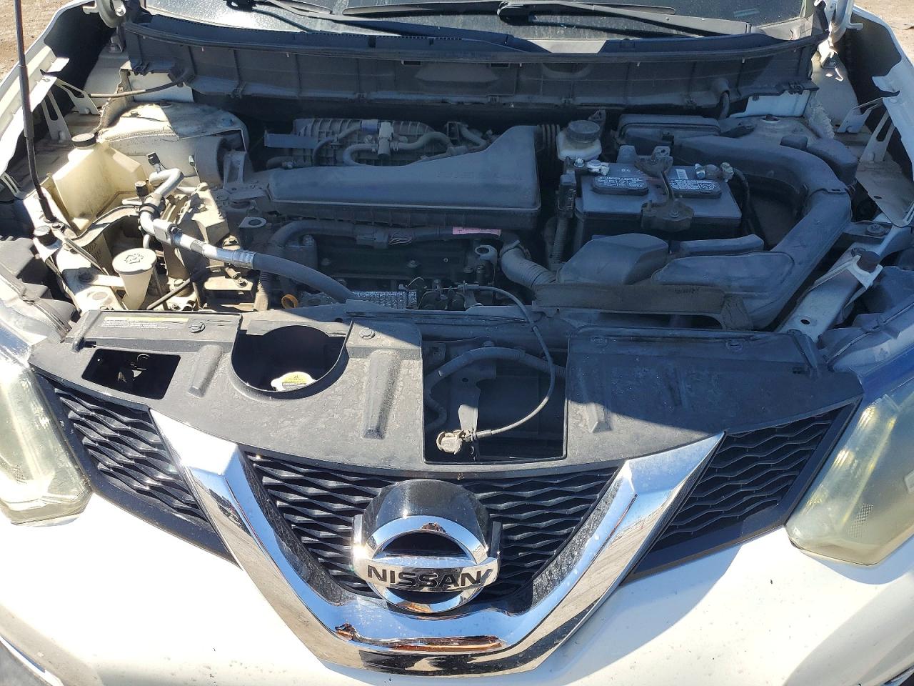 2015 Nissan Rogue Sl White vin: 5N1AT2MV3FC824851