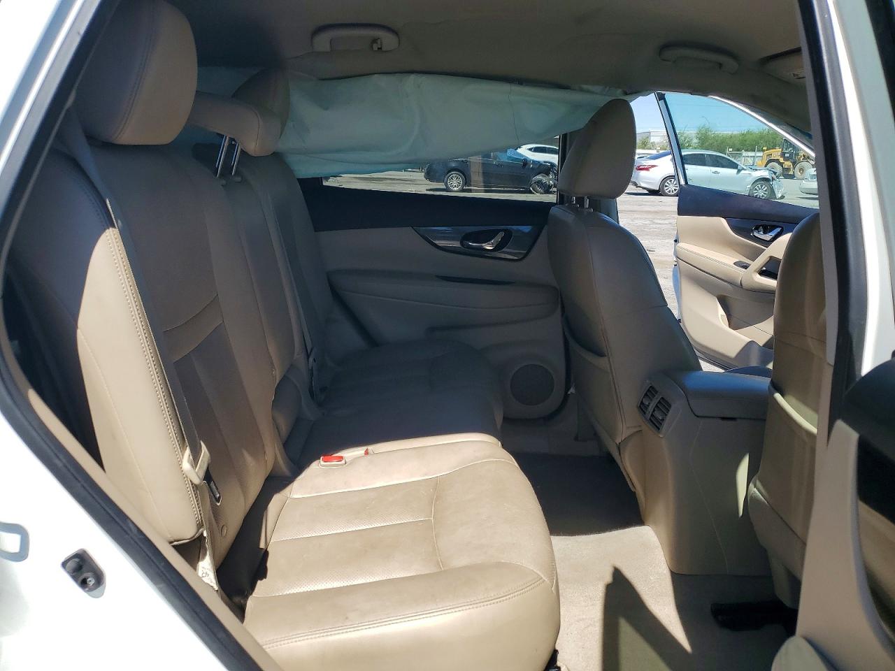2015 Nissan Rogue Sl White vin: 5N1AT2MV3FC824851