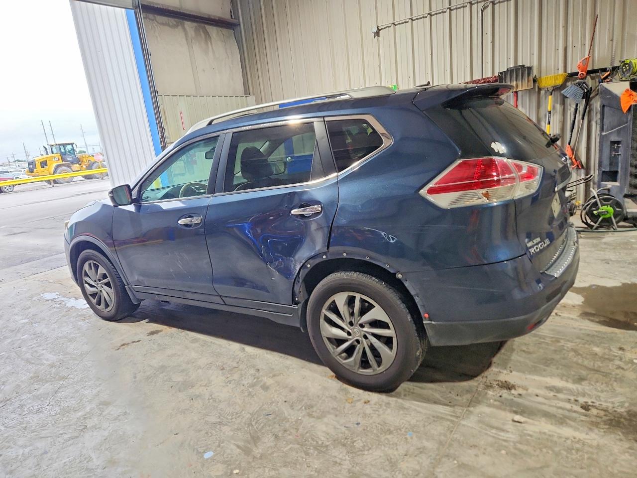 2015 Nissan Rogue Blue vin: 5N1AT2MV3FC828043