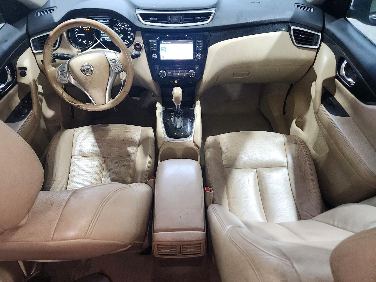 2015 Nissan Rogue Blue vin: 5N1AT2MV3FC828043
