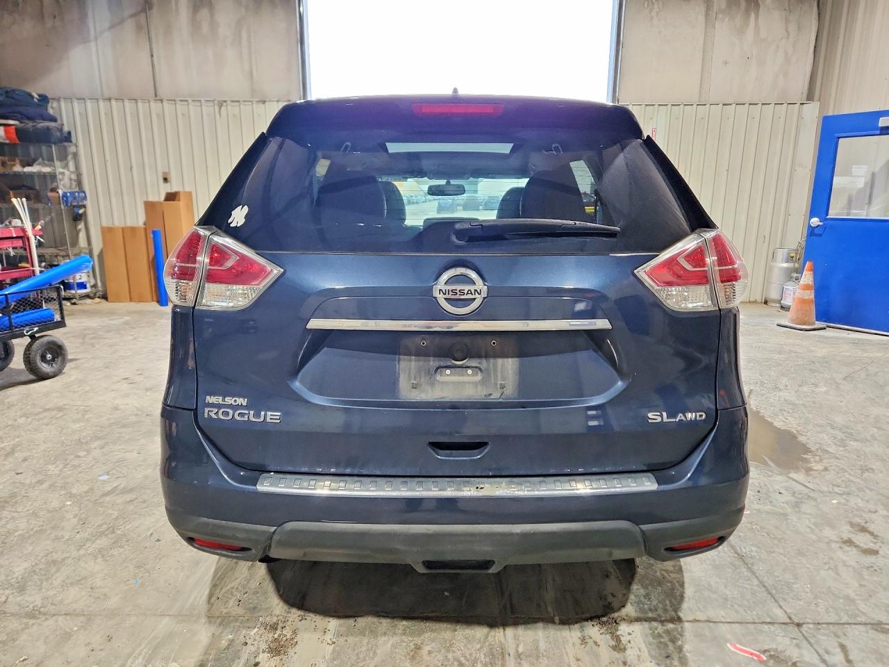 2015 Nissan Rogue Blue vin: 5N1AT2MV3FC828043