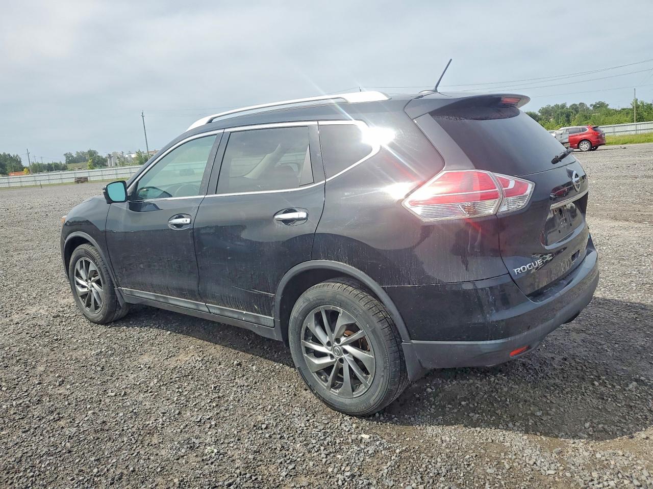 2015 Nissan Rogue Sl Черный vin: 5N1AT2MV3FC837566