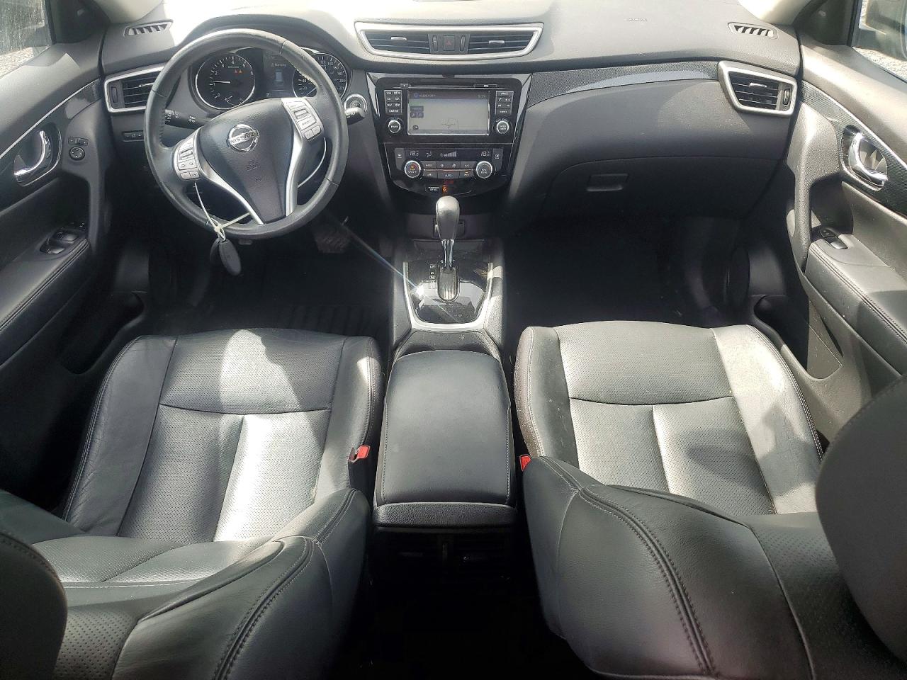 2015 Nissan Rogue Sl Черный vin: 5N1AT2MV3FC837566