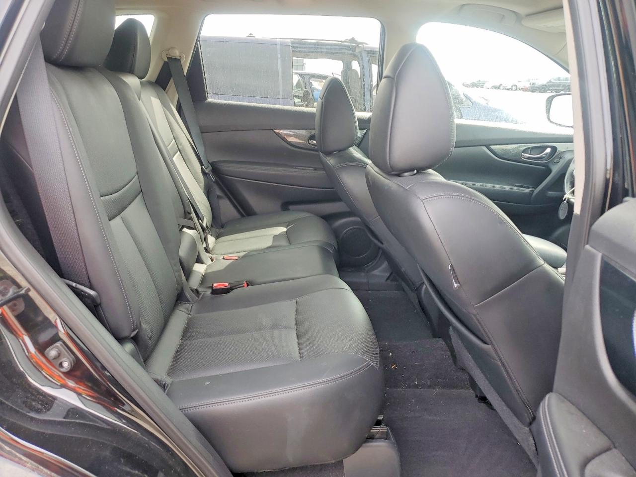 2015 Nissan Rogue Sl Черный vin: 5N1AT2MV3FC837566