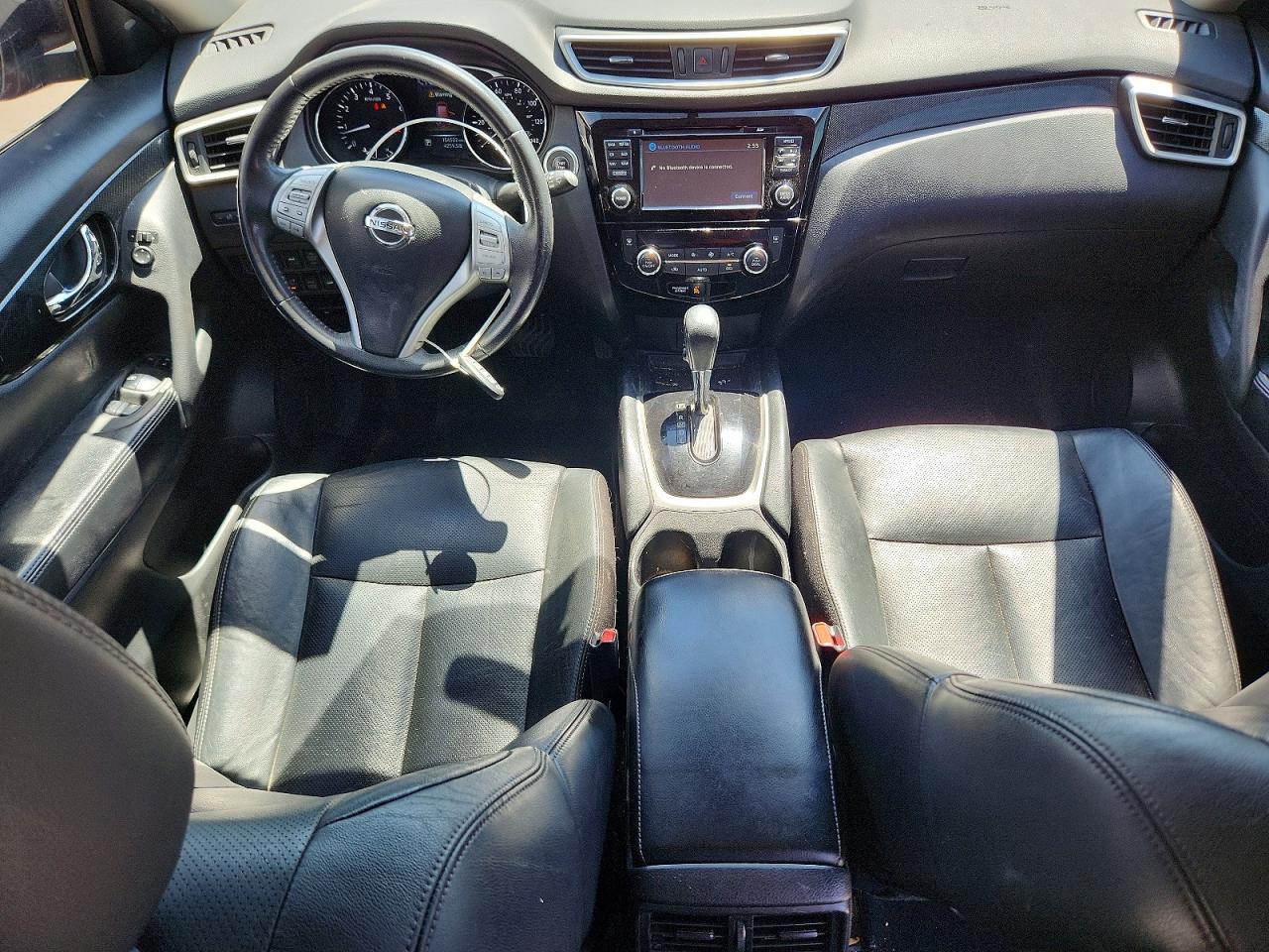 2015 Nissan Rogue Sl Red vin: 5N1AT2MV3FC839091