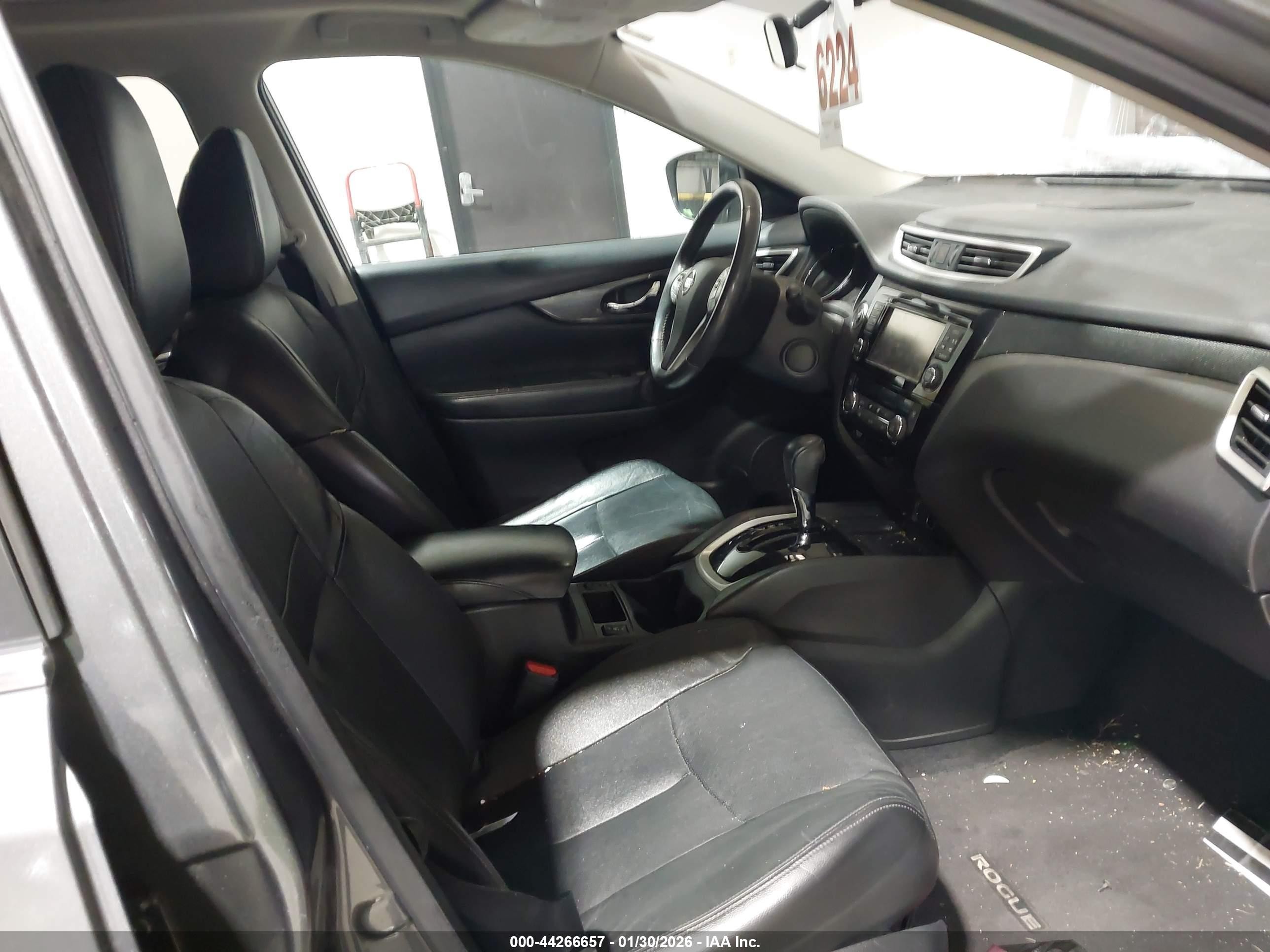 2015 Nissan Rogue Sl Gray vin: 5N1AT2MV3FC845750