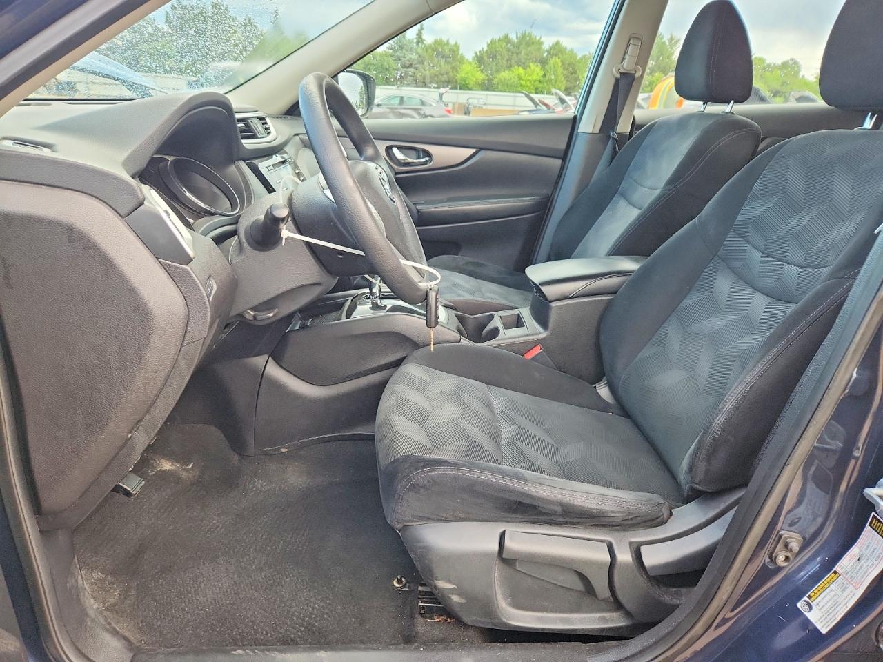 2015 Nissan Rogue S Blue vin: 5N1AT2MV3FC849670